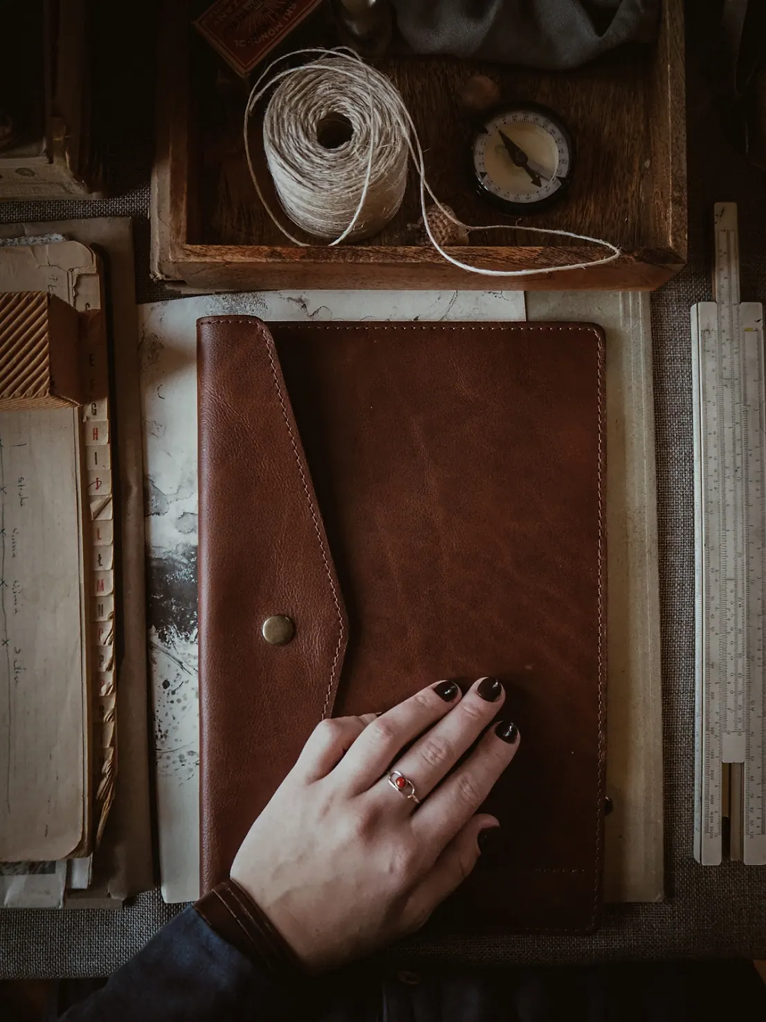 Organizer skórzany na ipad — fotografia z galerii modelu